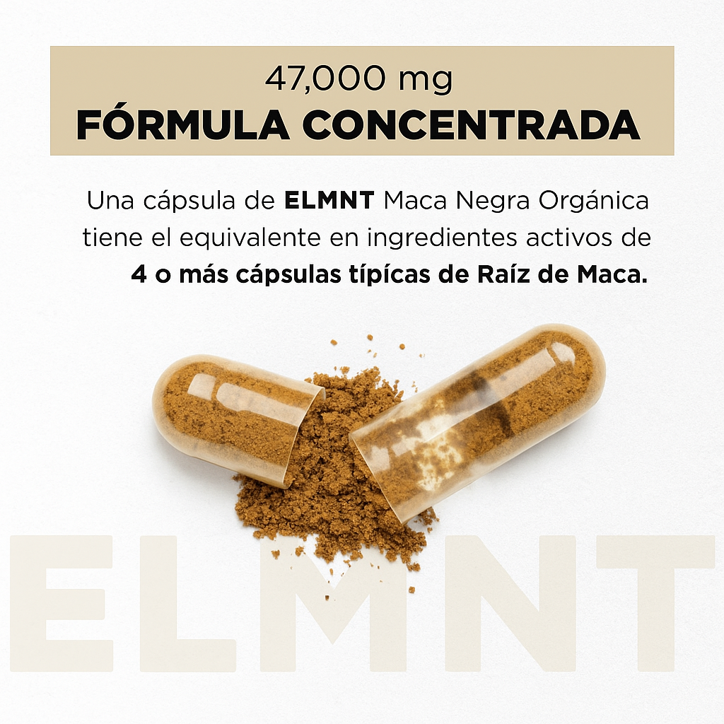 Maca Negra Orgánica con Ashwagandha